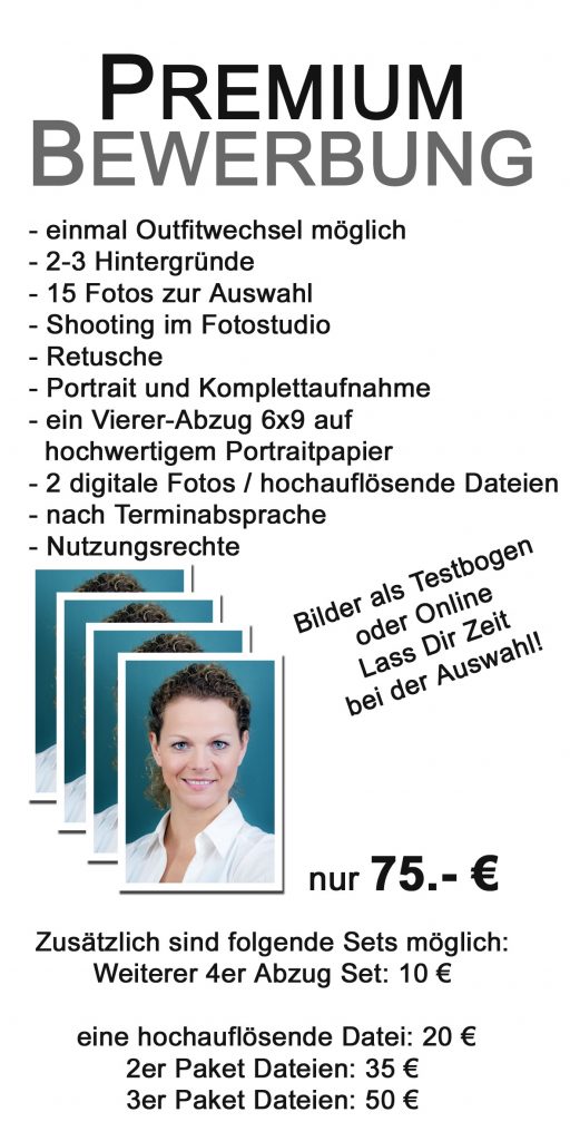 Bewerbungsfotos Saarbrücken, Dudweiler, St. Ingbert, Friedrichsthal, Neunkirchen, Quierschied, Illingen, Lebach